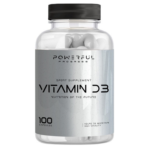 Powerful Progress Vitamin D3 4000 IU 100 caps фото №1