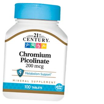 Вітаміни 21st Century Chromium Picolinate 100таб (36440008) фото №1