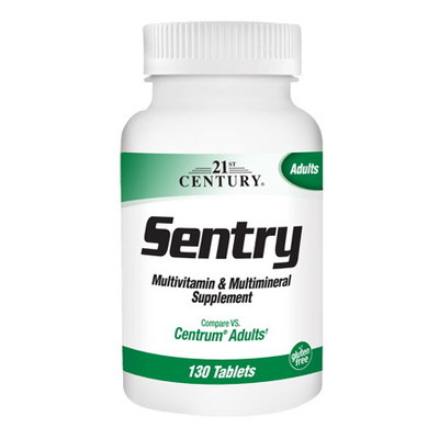 Вітаміни та мінерали 21st Century Sentry Multivitamin Multimineral Supplement 130 таблеток фото №1