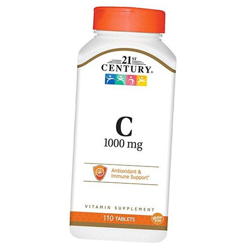 Вітамін С 21st Century Аскорбінова кислота Vitamin C 1000 60таб (36440072) фото №1