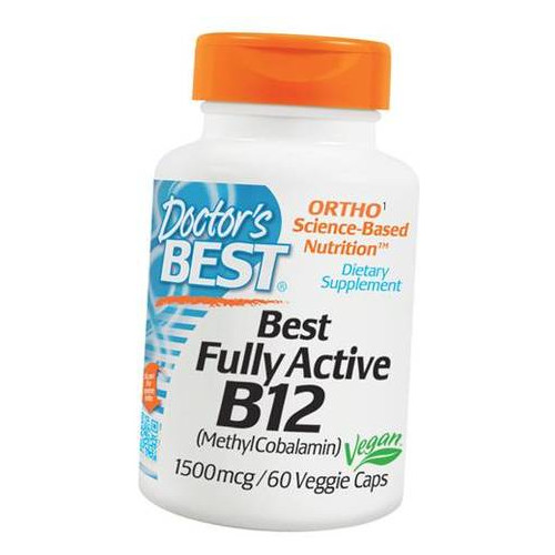 Вітаміни Doctor's Best Fully Active B12 60 вегкапсул (36327018) фото №1