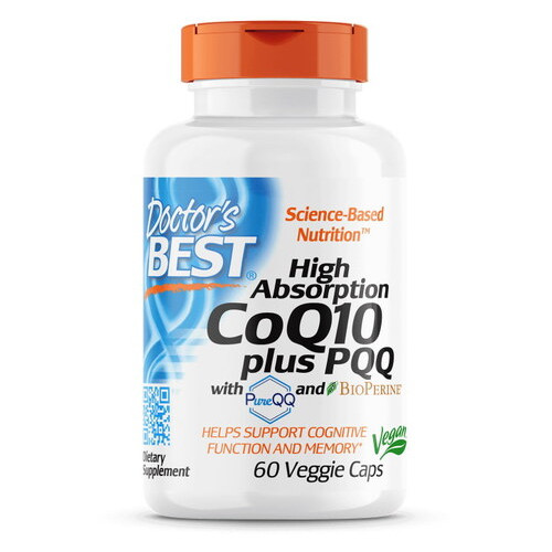 Вітаміни та мінерали Doctor's Best CoQ10 plus PQQ High Absorption 60 капсул фото №1