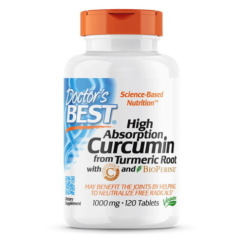Вітаміни и минералы Doctor's Best Curcumin C3 Complex 1000 mg 120 таблеток  фото №1