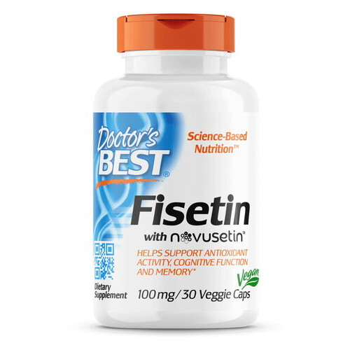 Вітаміни та мінерали Doctor's Best Fisetin with Novusetin 30 вегакапсул фото №1