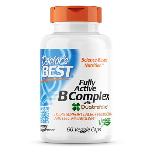 Вітаміни та мінерали Doctor's Best Fully Active B Complex 60 вегакапсул фото №1