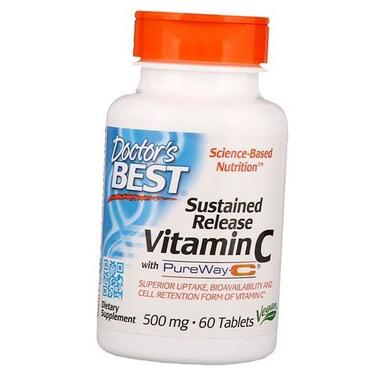Вітамин С с Биофлавоноидами Vitamin C with PureWay-C Doctors Best 60таб 36327052 фото №1