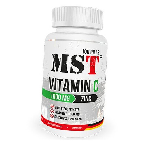 Вітаміни MST Vitamin C Zinc Сhelate 100таб (36288010) фото №1