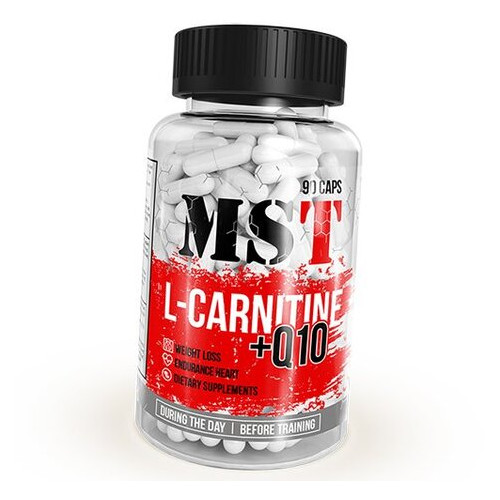 L-Карнітин MST з Коензимом Q10 L-carnitine Q10 90капс (02288001) фото №1