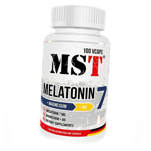 Мелатонін з магнієм та В6 MST Melatonin 7 100вегкапс (72288006) фото №1