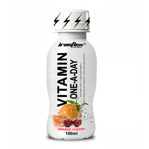 Вітамін IronFlex One-A-Day Vitamin SHOT 100 мл апельсин-вишня фото №1