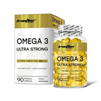 Добавка IronFlex Omega 3 Ultra Strong 90 капсул фото №2