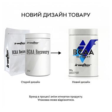 Аминокислота BCAA IronFlex BCAA Recovery 500 грамм - Клубника (CN3856-2) фото №2