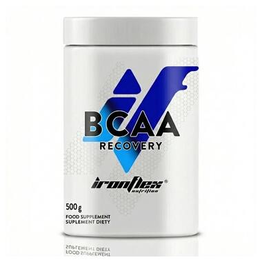 Аминокислота BCAA IronFlex BCAA Recovery 500 грамм - Клубника (CN3856-2) фото №1