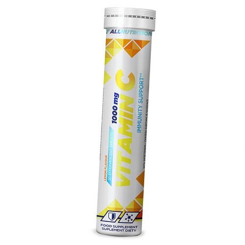 Вітаміни та мінерали AllNutrition Vitamin C 1000mg - 20 tab Lemon фото №1