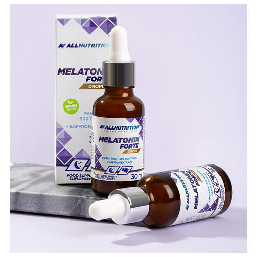 Вітамін AllNutrition Melatonin Forte Drops 30 мл фото №2