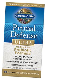 Добавка Garden of Life Primal Defense Ultra Probiotic Formula 90vegcaps (69473002) фото №1