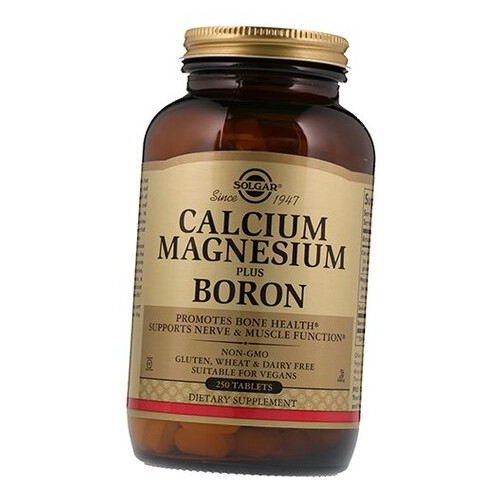 Вітаміни Solgar Calcium Magnesium Plus Boron 250таб (36313176) фото №1