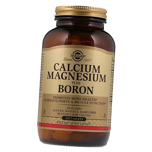 Вітаміни Solgar Calcium Magnesium Plus Boron 250таб (36313176) фото №3