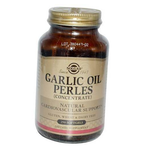 Вітаміни Solgar Garlic Oil Perles 250 гелкапс (36313082) фото №2
