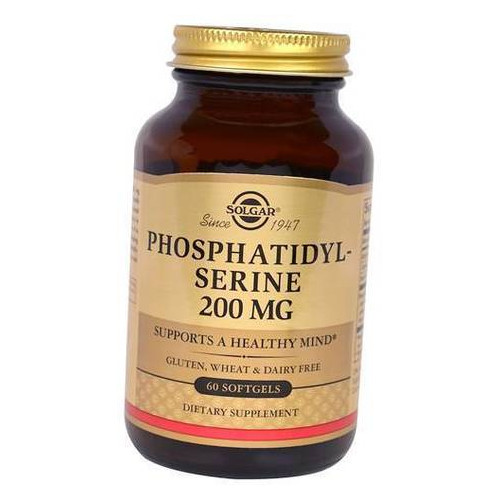 Вітаміни Solgar Phosphatidylserine 200 60гелкапс (36313021) фото №2