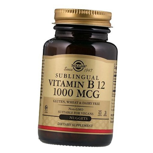 Вітаміни Solgar Sublingual Vitamin B12 1000 100таб (36313153) фото №1