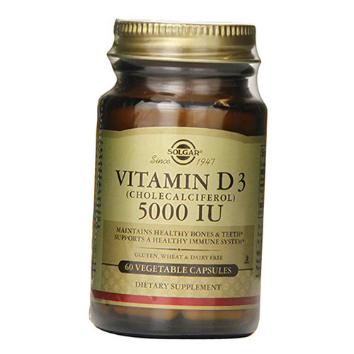 Вітаміни Solgar Vitamin D3 5000 60вегкапс (36313158) фото №1