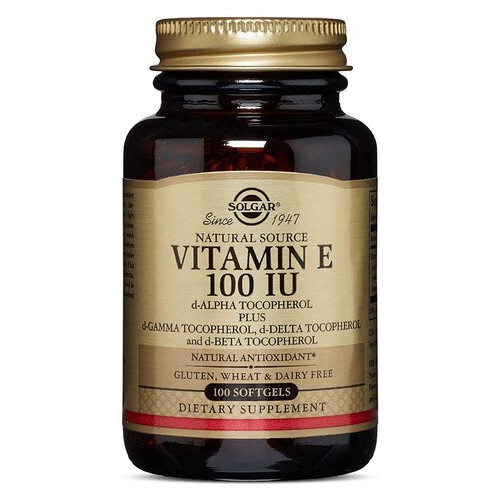 Вітаміни Solgar Vitamin E 67 mg (100 IU) 100 капсул (4384302825) фото №1