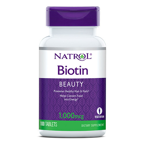 Вітаміни та мінерали Natrol Biotin 1000mcg 100 таблеток (CN3554) фото №1