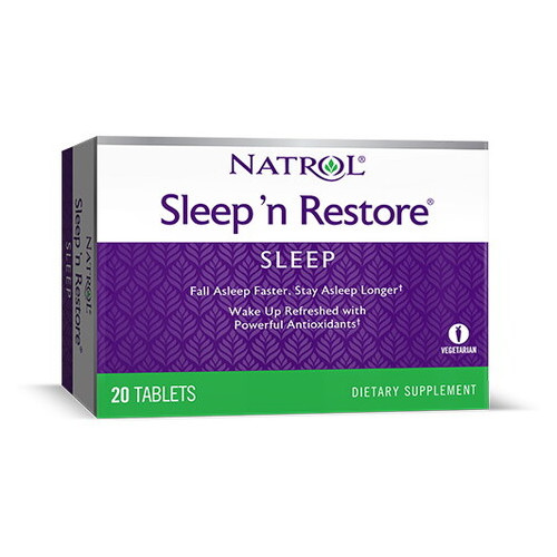 Вітаміни та мінерали Natrol Sleep n Restore Blist 20 таблеток фото №1