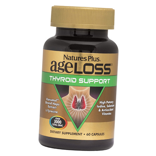 Вітаміни Nature's Plus AgeLoss Thyroid 60 капсул (71375022) фото №2