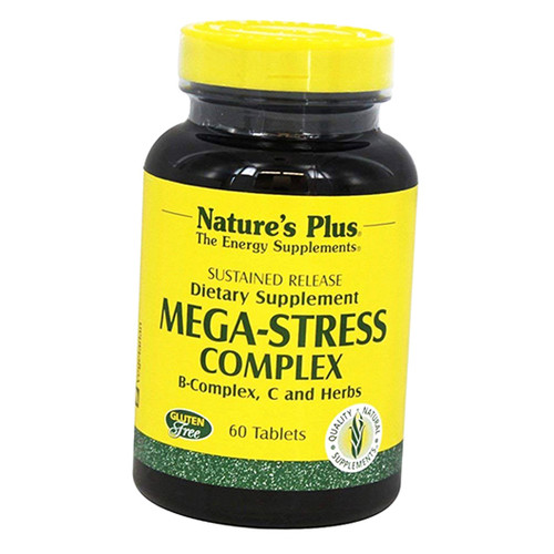 Вітаміни Nature's Plus Mega-Stress Complex 60 таблеток (36375003) фото №1
