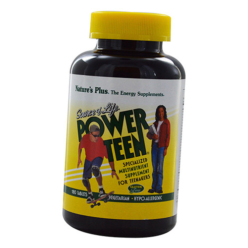 Вітаміни Nature's Plus Power Teen Multivitamin 180 таблеток (36375039) фото №1