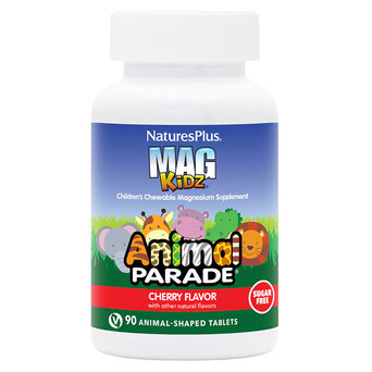 Вітамін Natures Plus Animal Parade Kidz Sugar Free 90 жувальних таблеток вишня фото №1