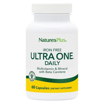 Вітамін Natures Plus Ultra One Daily Caps Iron Free 60 капсул фото №1