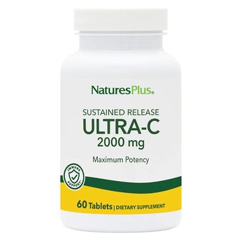 Вітамін Natures Plus Ultra-C 2000 Sustained Release 60 таблеток фото №1