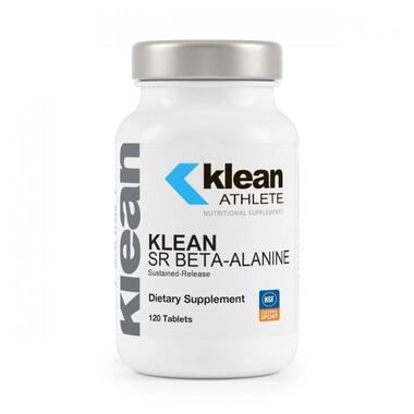 Бета-аланін SR для спортсменів для зниження втоми та підтримки м'язової витривалості Klean Athlete (Klean SR Beta-Alanine) 120 таблеток фото №1