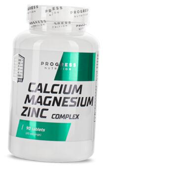 Вітаміни Progress Nutrition Calcium-Magnesium-Zinc 90таб (36461001) фото №1