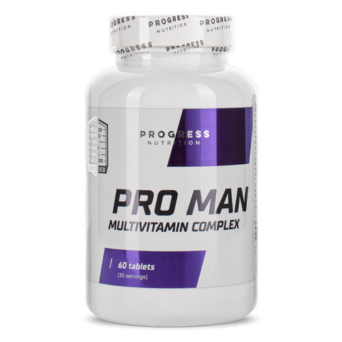 Вітаміни та мінерали Progress Nutrition Pro Man 60 таблеток фото №1
