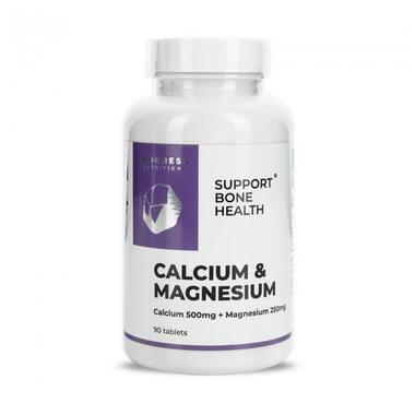 Добавка Progress Nutrition Calcium & Magnesium 90 tabs фото №1