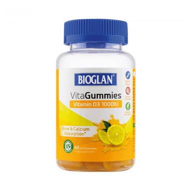 Добавка Bioglan VitaGummies Vitamin D3 1000 IU 60 soft gummies, lemon фото №1