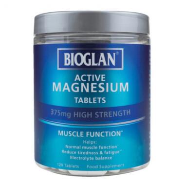 Добавка Bioglan Active Magnesium 375 mg 120 tabs фото №1