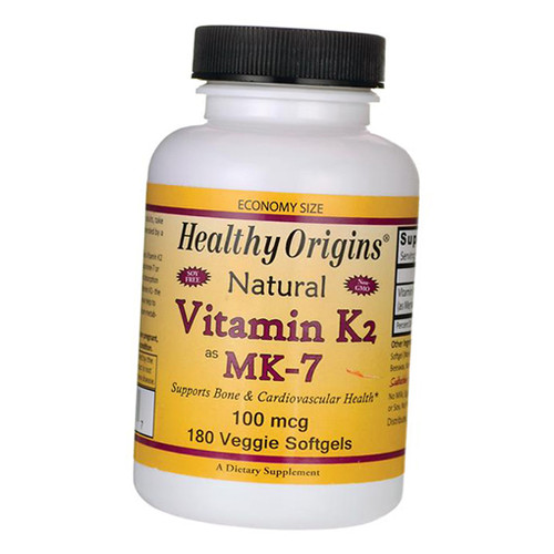 Вітаміни Healthy Origins Vitamin K2 MK-7 100 180вег.гелкапс (36354025) фото №3