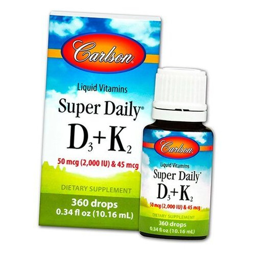 Вітаміни Carlson Labs Super Daily D3 K2 10мл (36353051) фото №2