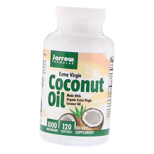 Вітаміни Jarrow Formulas Coconut Oil Extra Virgin 1000 120 гелкапсул (71345013) фото №1