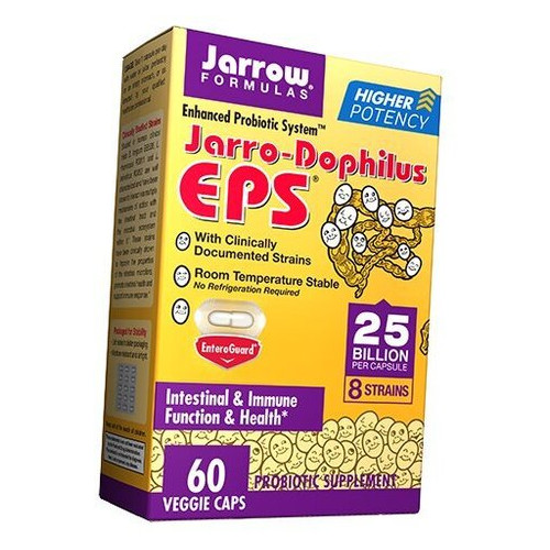 Вітаміни Jarrow Formulas Jarro-Dophilus EPS 25 Billion 60 вегкапсул (69345003) фото №2