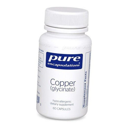 Вітаміни Pure Encapsulations Copper glycinate 60 капсул (36361096) фото №2