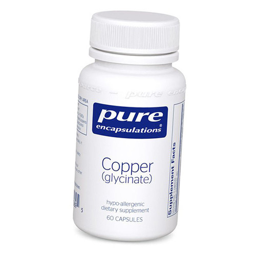 Вітаміни Pure Encapsulations Copper glycinate 60 капсул (36361096) фото №1