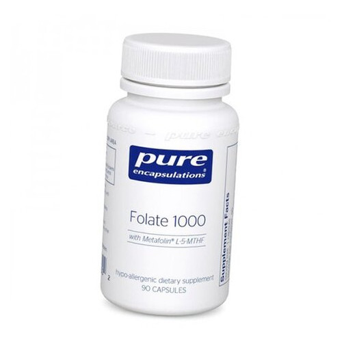 Вітаміни Pure Encapsulations Folate 1000 90 вегкапсул (36361039) фото №2