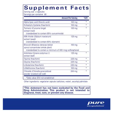 Вітаміни для печінки Pure Encapsulations (Liver-G.I. Detox) 120 капсул (PE-00882) фото №2