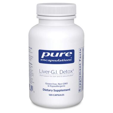 Вітаміни для печінки Pure Encapsulations (Liver-G.I. Detox) 120 капсул (PE-00882) фото №1